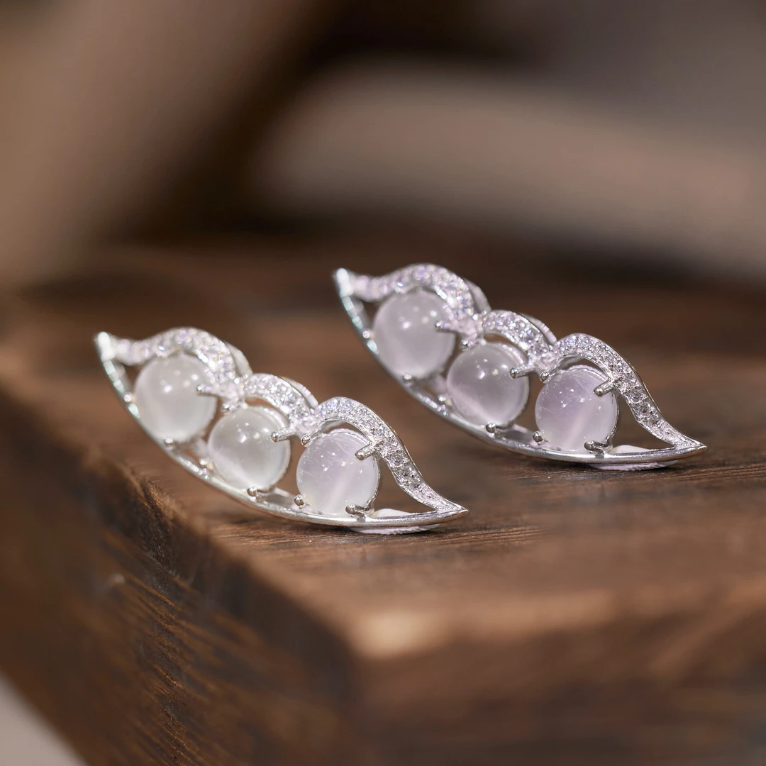 【歪歪】月光石福豆吊坠（多样性发一）XB-W8417