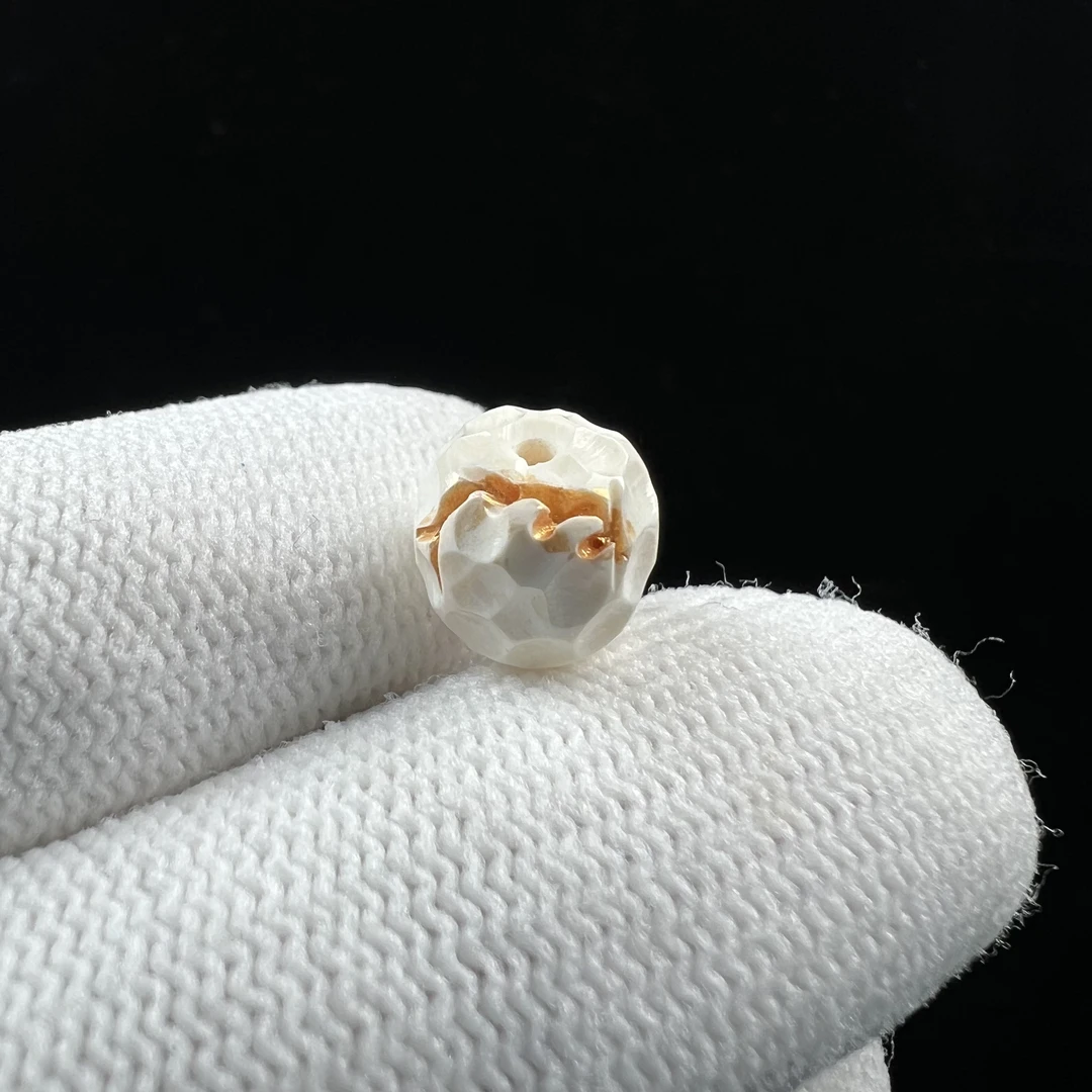 X7666天然猛犸牙 配饰 9.2*9mm支持鉴定 假一罚四