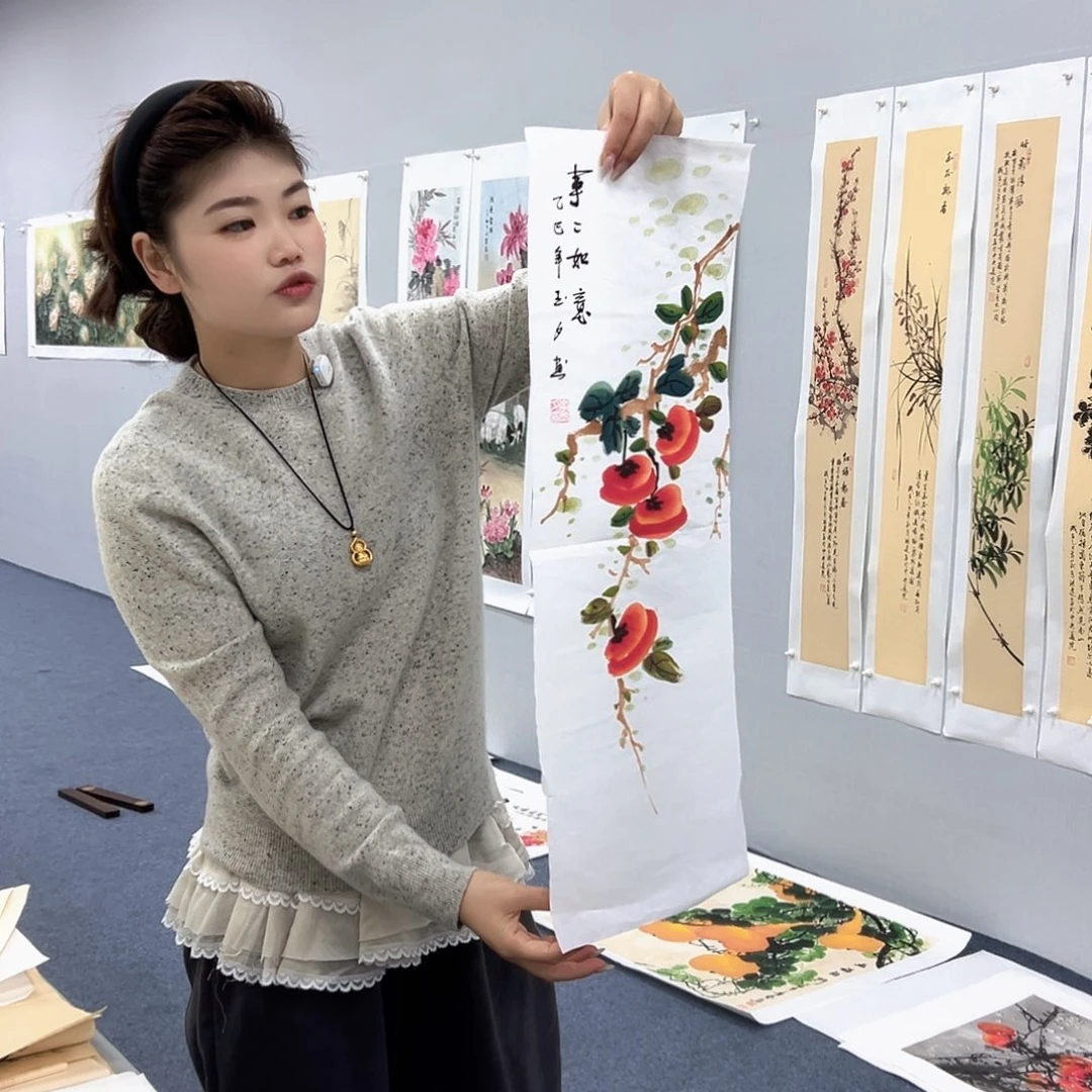 国画作品纯手绘制作品