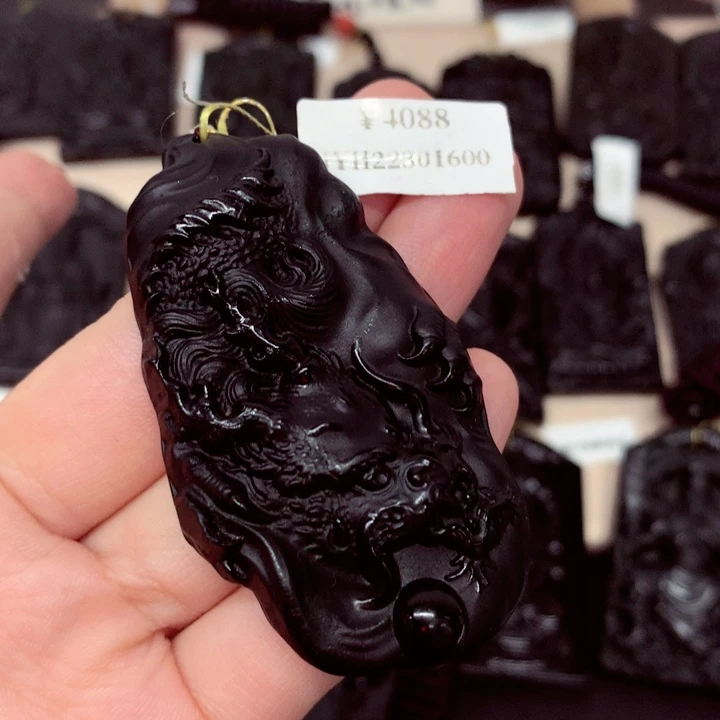 天然a货钢琴黑挂件