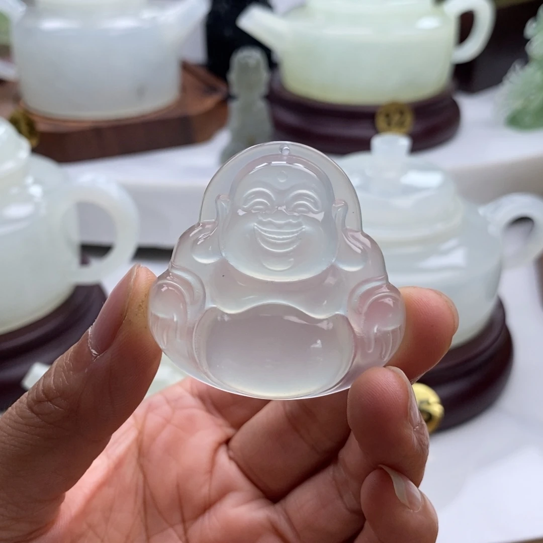 岫玉未镶嵌四大名玉挂件