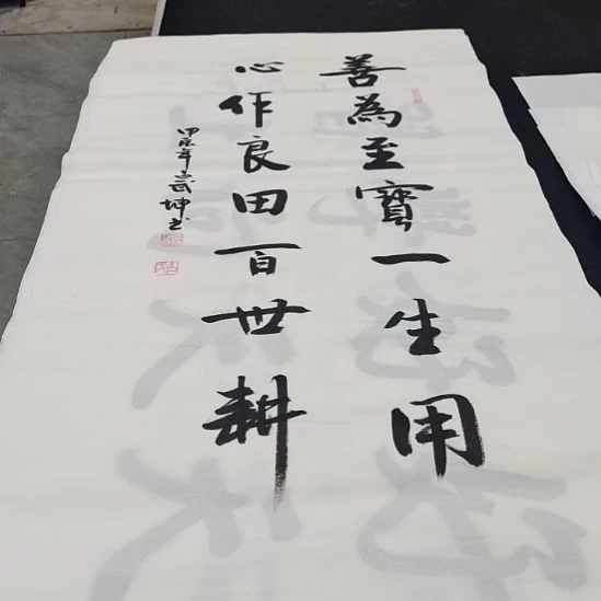 翰墨白武坤老师作品一副