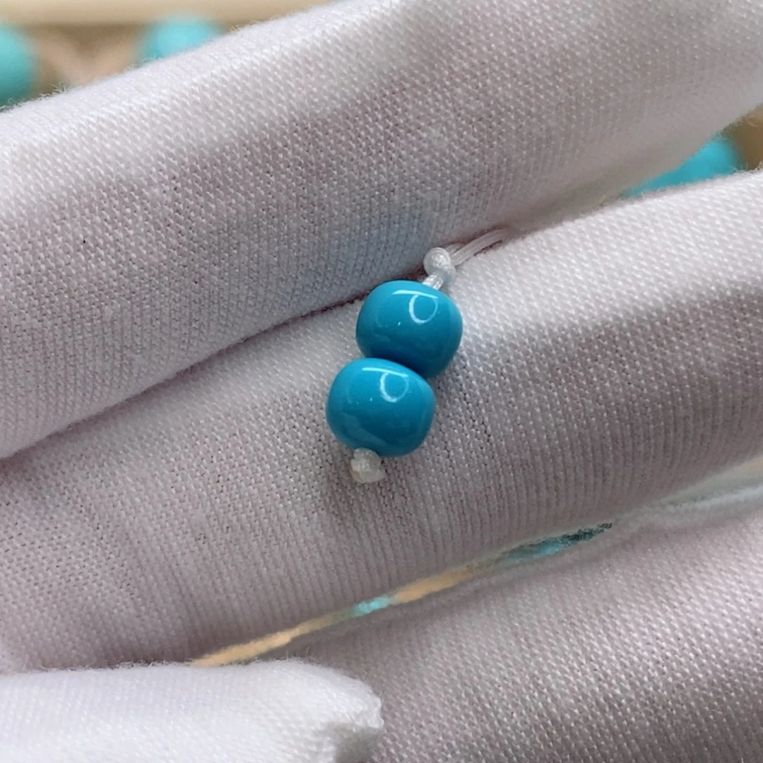 绿松石未镶嵌珠宝奇石5.8mm