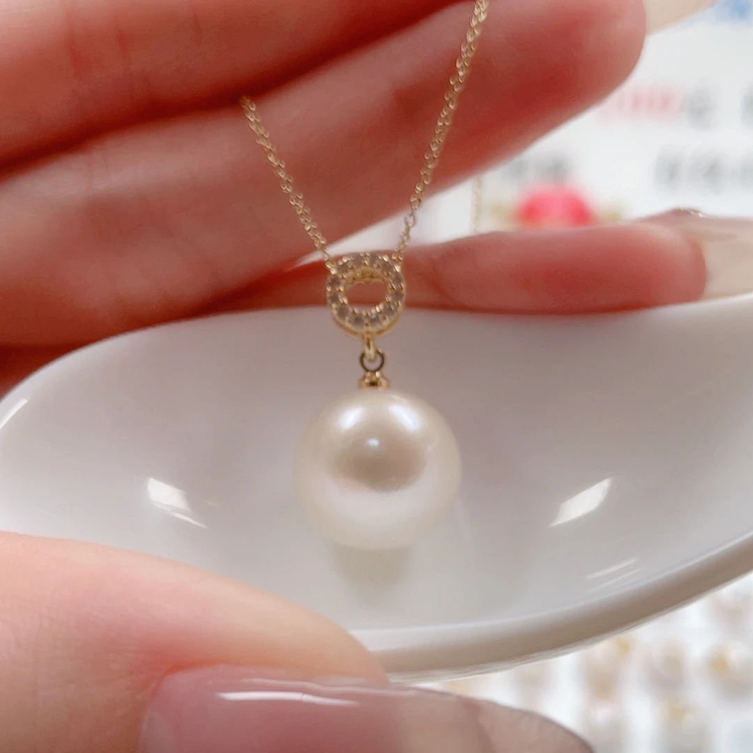 项链合金淡水珍珠