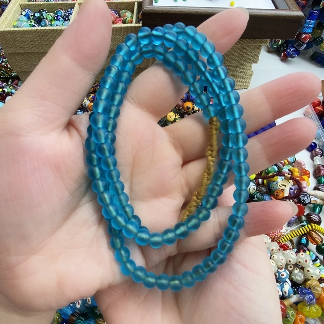 颈饰琉璃尼泊尔小珠070