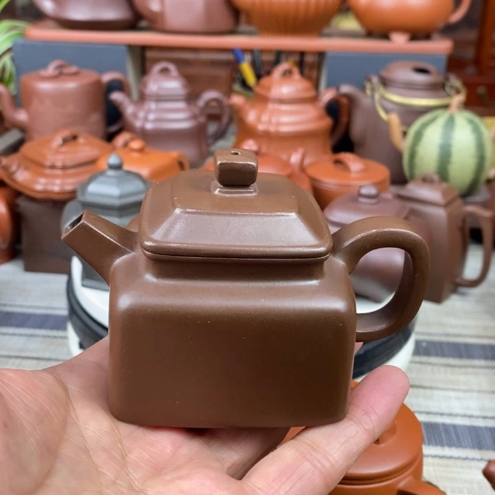 紫砂茶壶?*四方德120CC新年特价