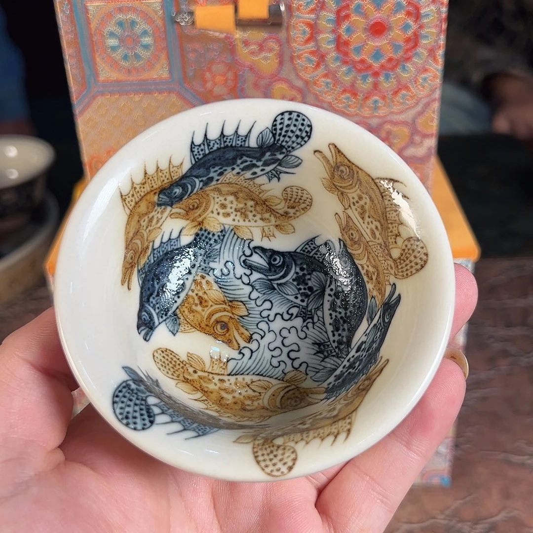 杯景德镇手绘陶瓷