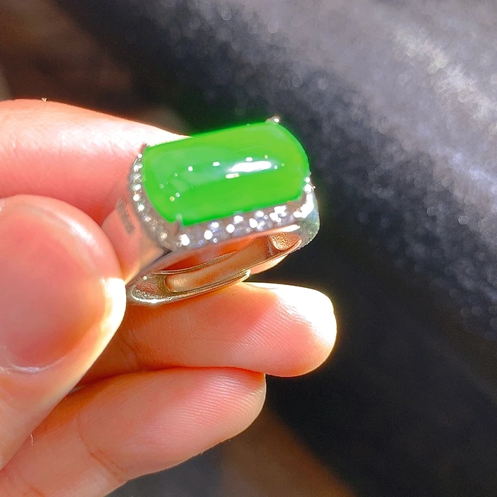 【闪购商品】翡翠颈饰银S925镶嵌翡翠