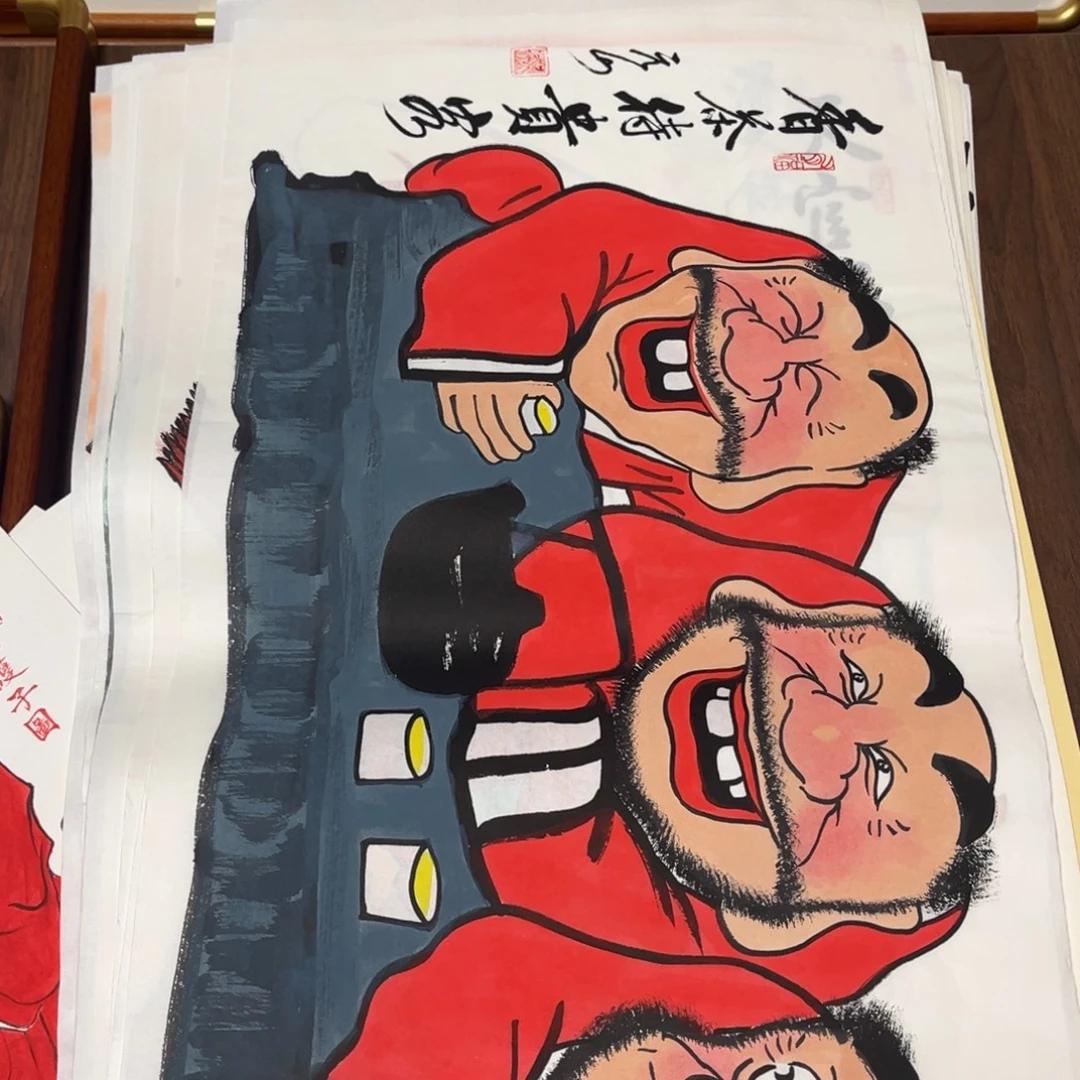 国画纯手绘禅意画作品