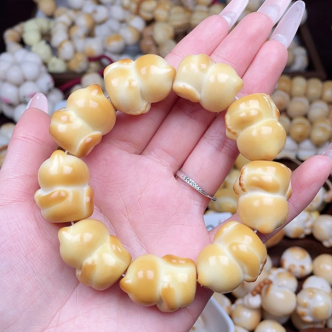 吊坠白玉菩提成品c