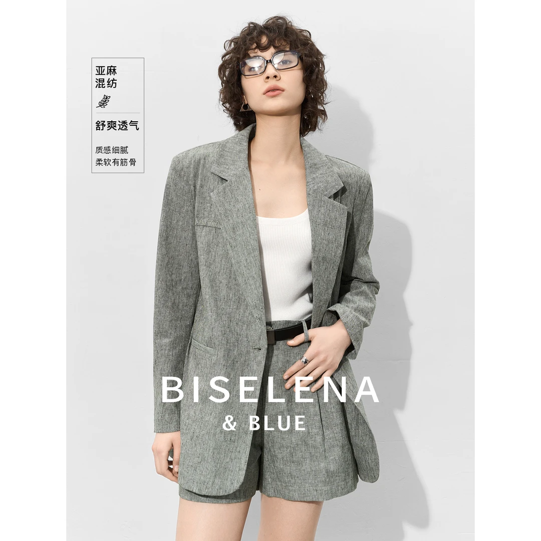 060G贝茜妮"高智感"设计感时尚女春新款西装外套