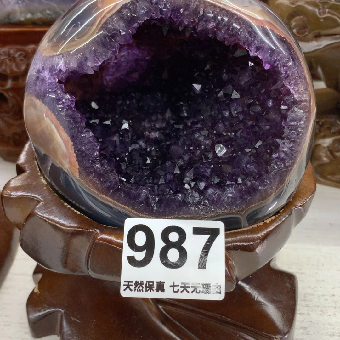 水晶摆件未镶嵌抛皮