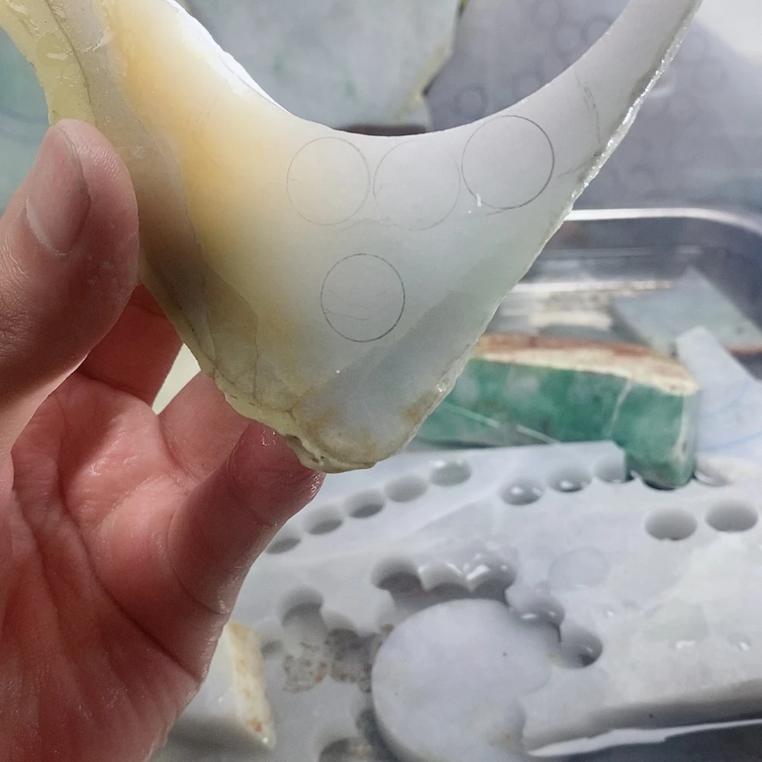 翡翠散珠天然缅甸翡翠a货55