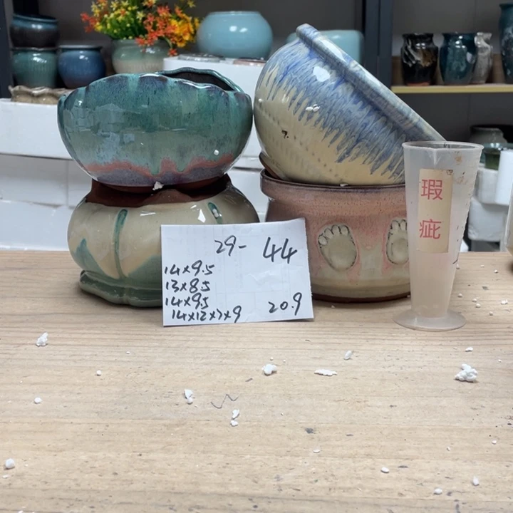 紫砂花盆多肉花盆微瑕44