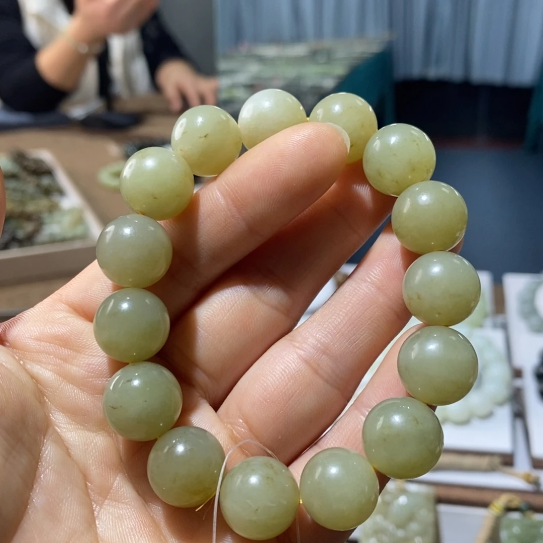 和田玉未镶嵌手链14