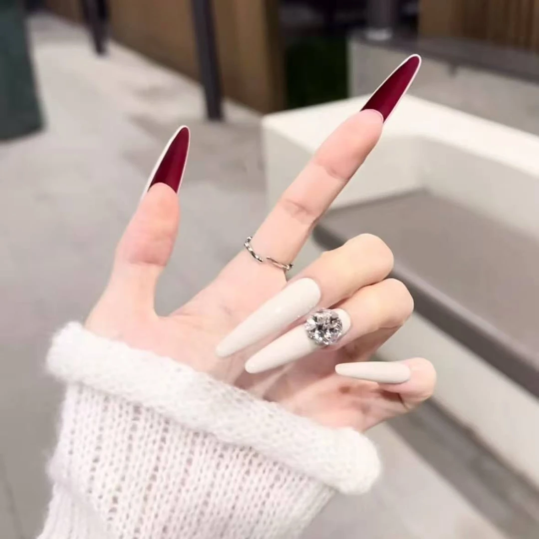 【CL红底高跟鞋】全华  日本mogel色胶  轻奢御姐款 纯手工穿戴甲