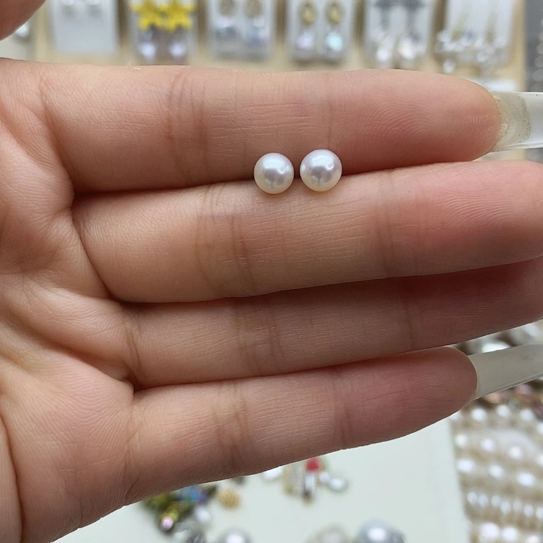 耳饰未镶嵌淡水珍珠