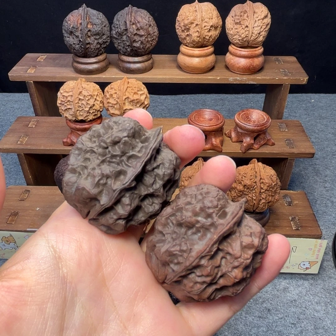 吊坠文玩核桃z七彩皇冠43mm