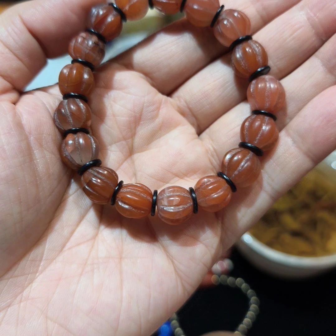 置物陶瓷紫砂南红瓜珠