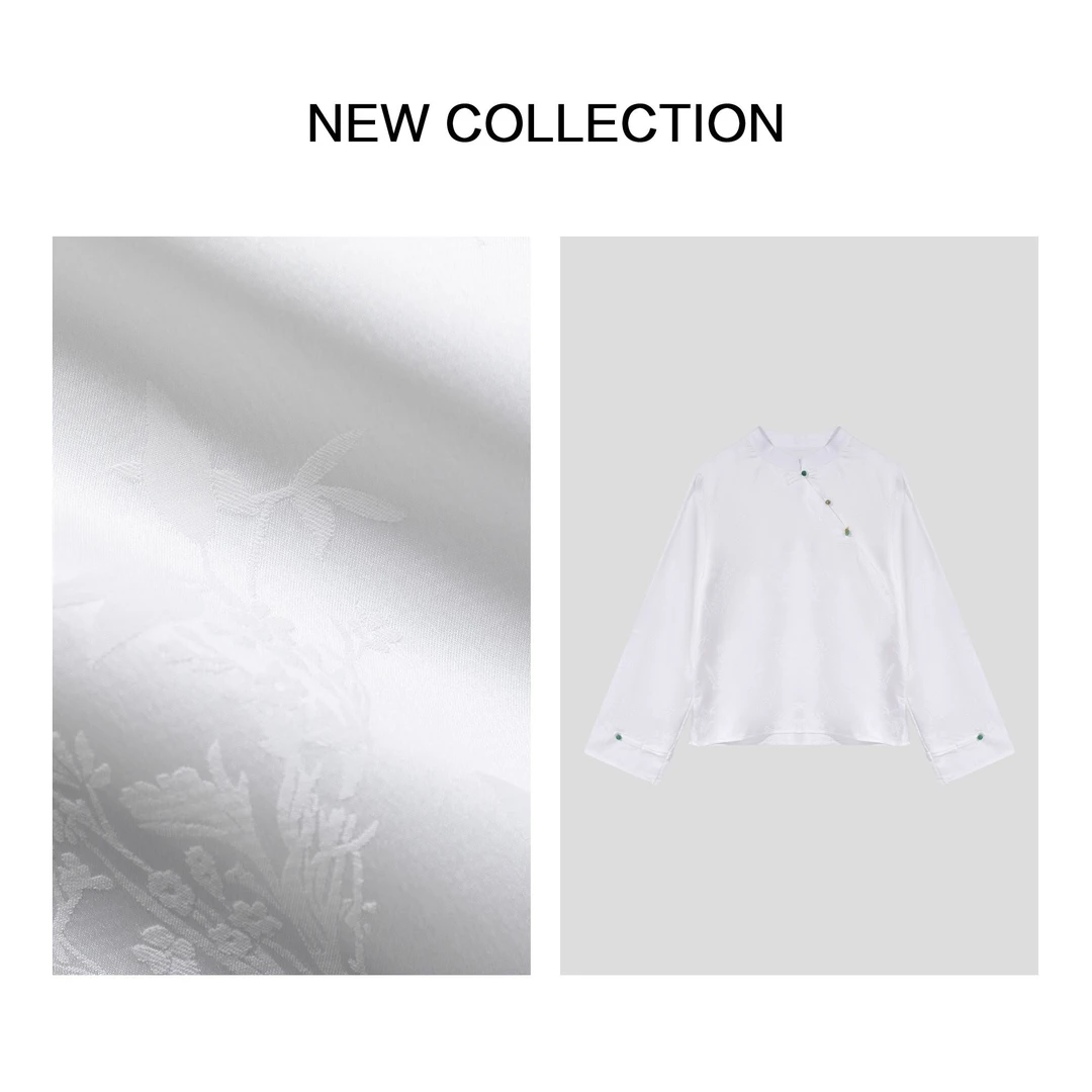 《洛美美专属》C3F3117XB 简约休闲衬衫