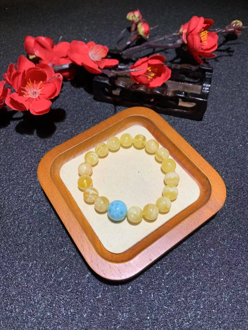 （9g）蜜蜡海纹手串F1144