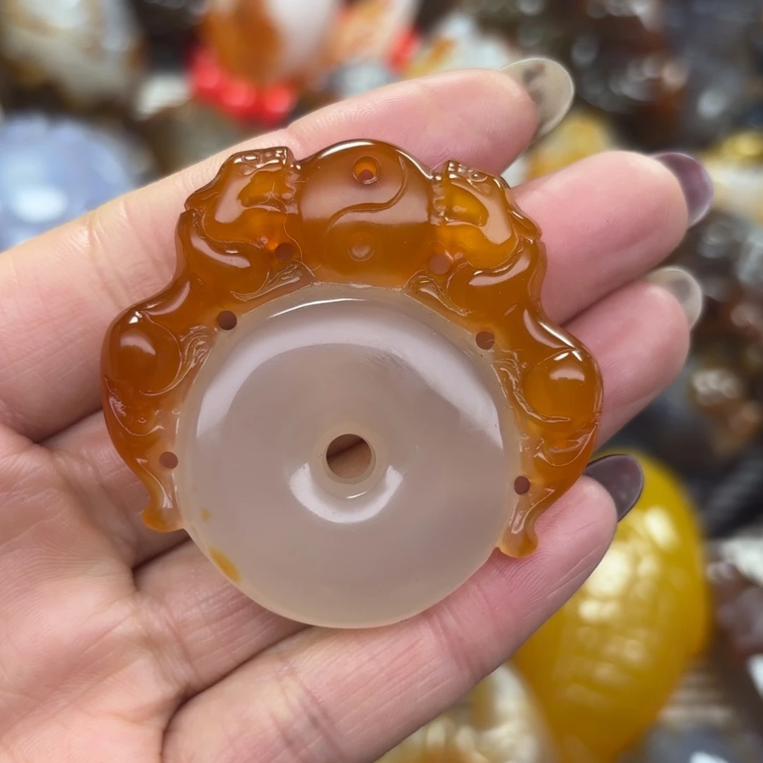 未镶嵌挂件玛瑙/玉髓