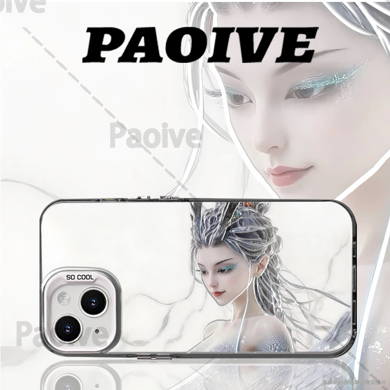 适用苹果华为vivo一加iPhone14小米手机横版敖闰支架彩银手机壳