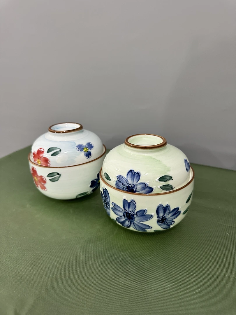 和山窑【一起淘儿】D22#和山作 小罐盅 手绘陶瓷 精致陶瓷 手绘日瓷