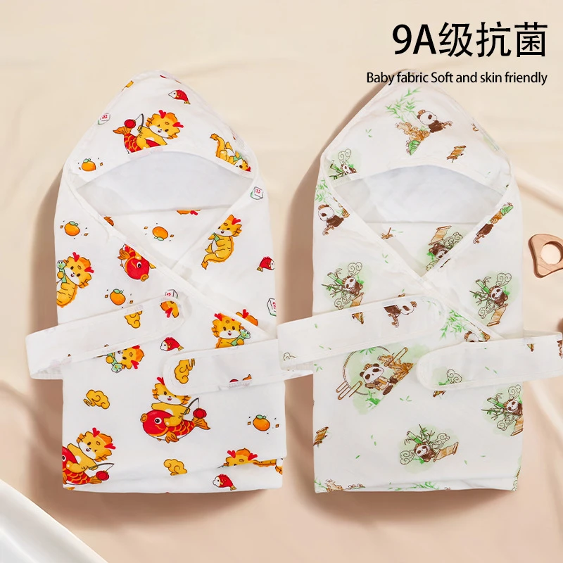 新生儿抱被竹棉a类纱布包被初生宝宝防惊跳襁褓包裹巾春夏季薄款