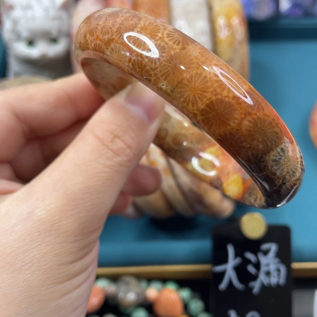 未镶嵌手镯硅化玉