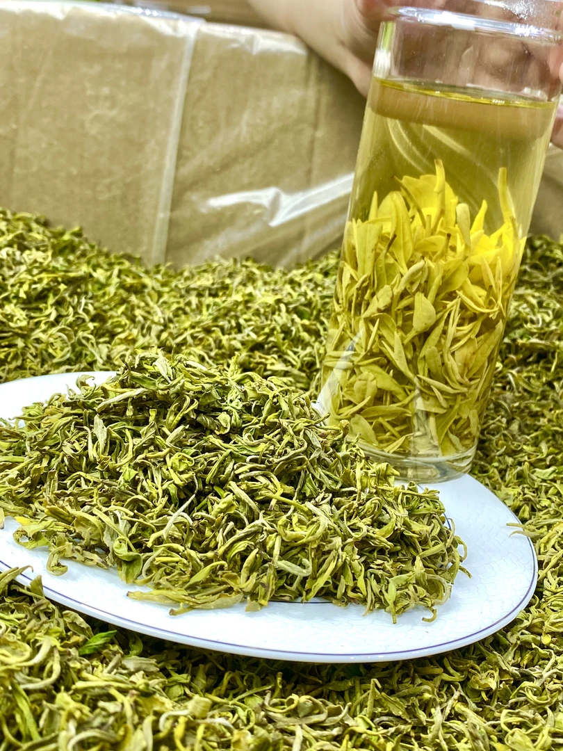 精品口粮手工黄金芽 新茶嫩芽 高山绿茶 豆香浓郁 耐泡鲜爽