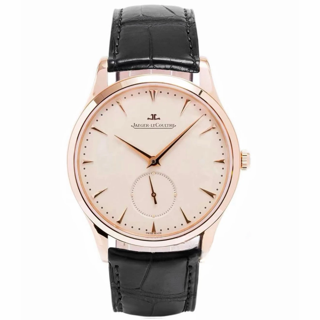 99新 Jaeger-LeCoultre/积家 积家大师Q1272510玫瑰金自动机械表