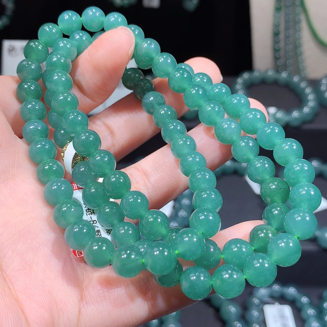 未镶嵌手链翡翠天然a货翡翠项链