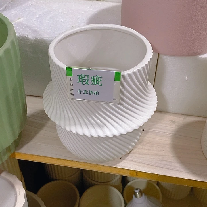 摆件多肉瑕疵盆有孔