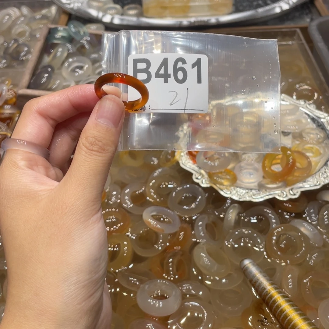 玛瑙/玉髓未镶嵌戒指461