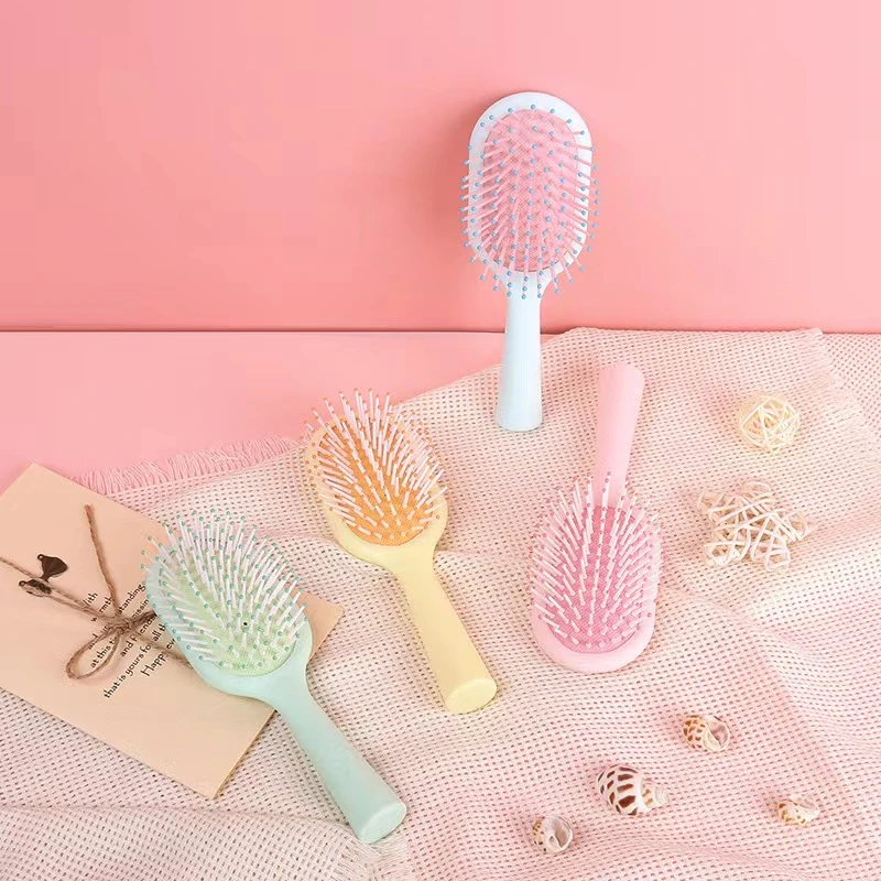 【超值福利】马卡龙色系骨梳防静电学生气垫梳子顺发家用梳头可爱
