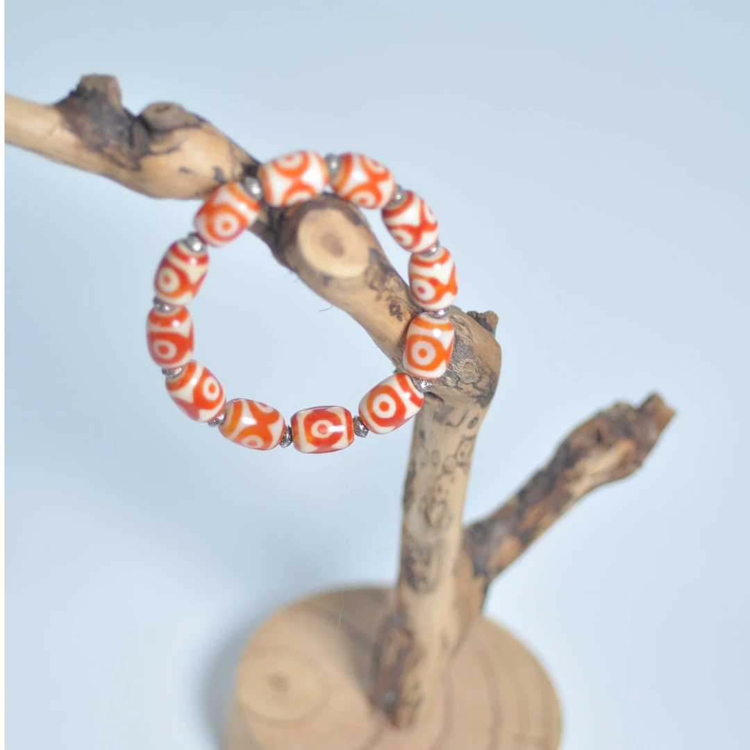 【凰世今传】尼泊尔回流熊猫三眼手串