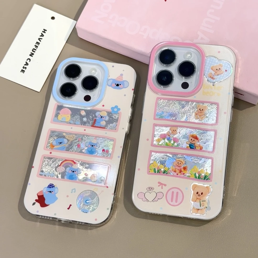 雅天立卡通小熊考拉适用iPhone苹果16手机壳1314华为vivo小米oppo