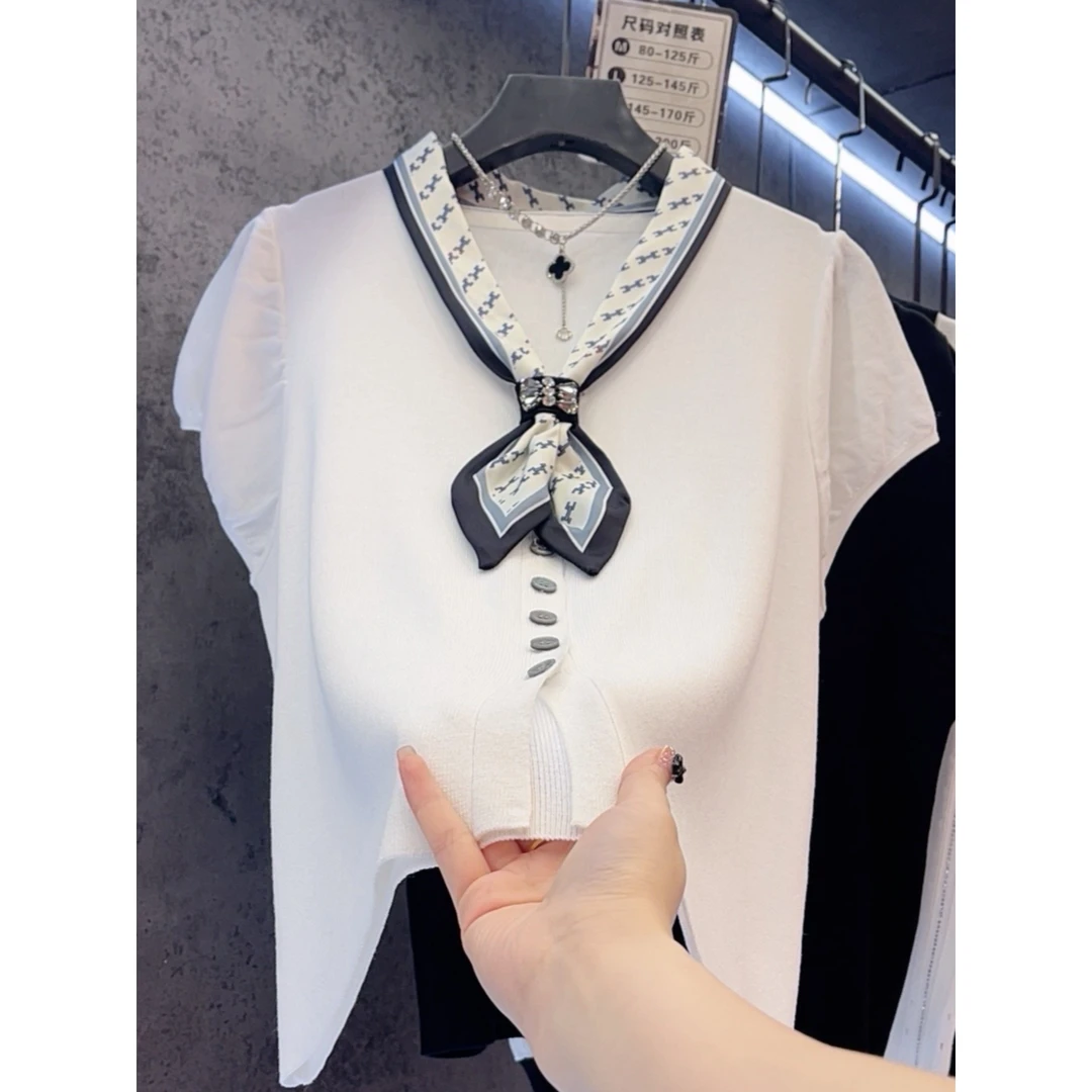 【定制大码女装80-200斤】显瘦时尚气质百搭V领上衣女1982