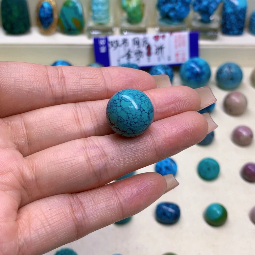 绿松石未镶嵌三彩随行