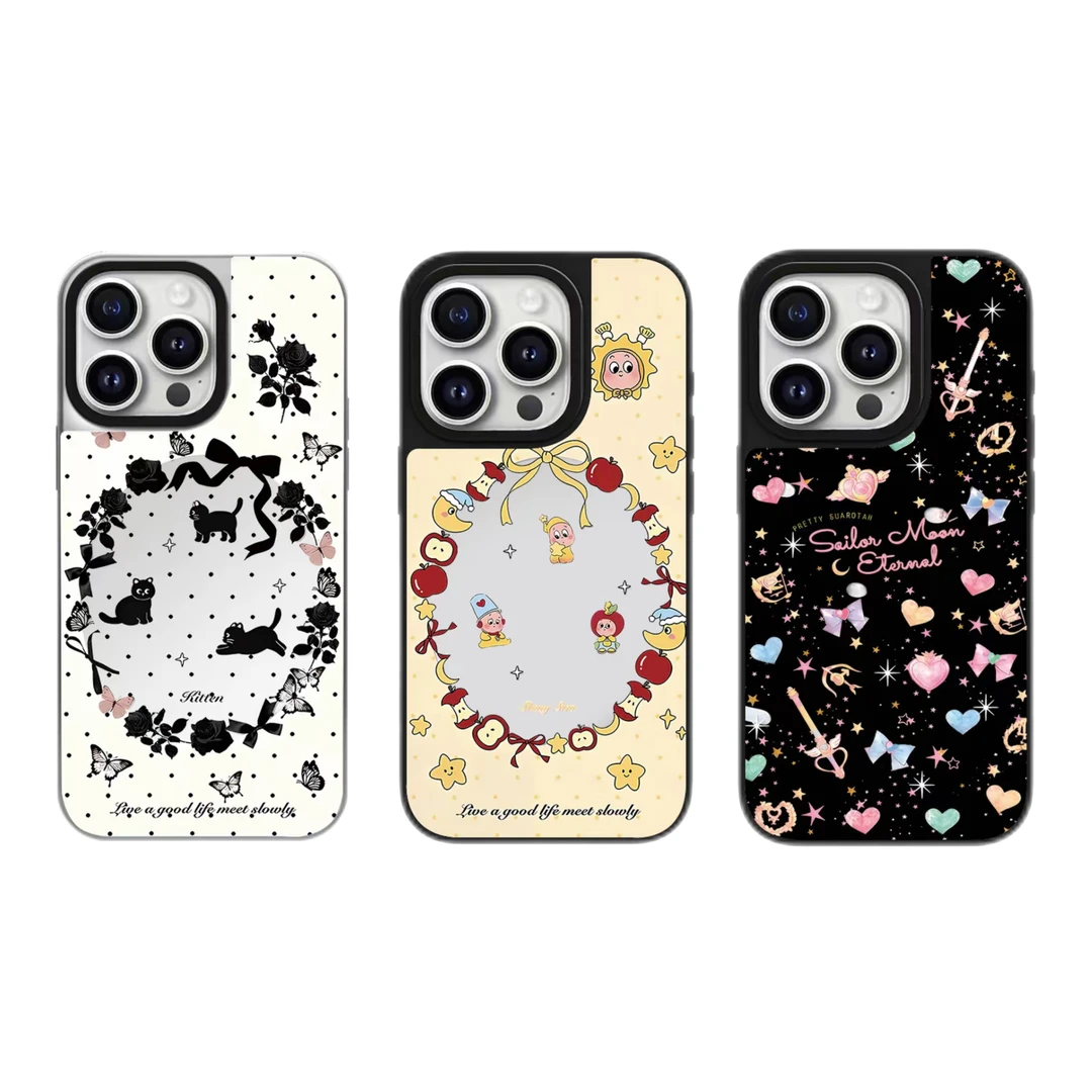 苹果星星黑猫仙女棒iphone16promax手机壳适用苹果15防摔保护套