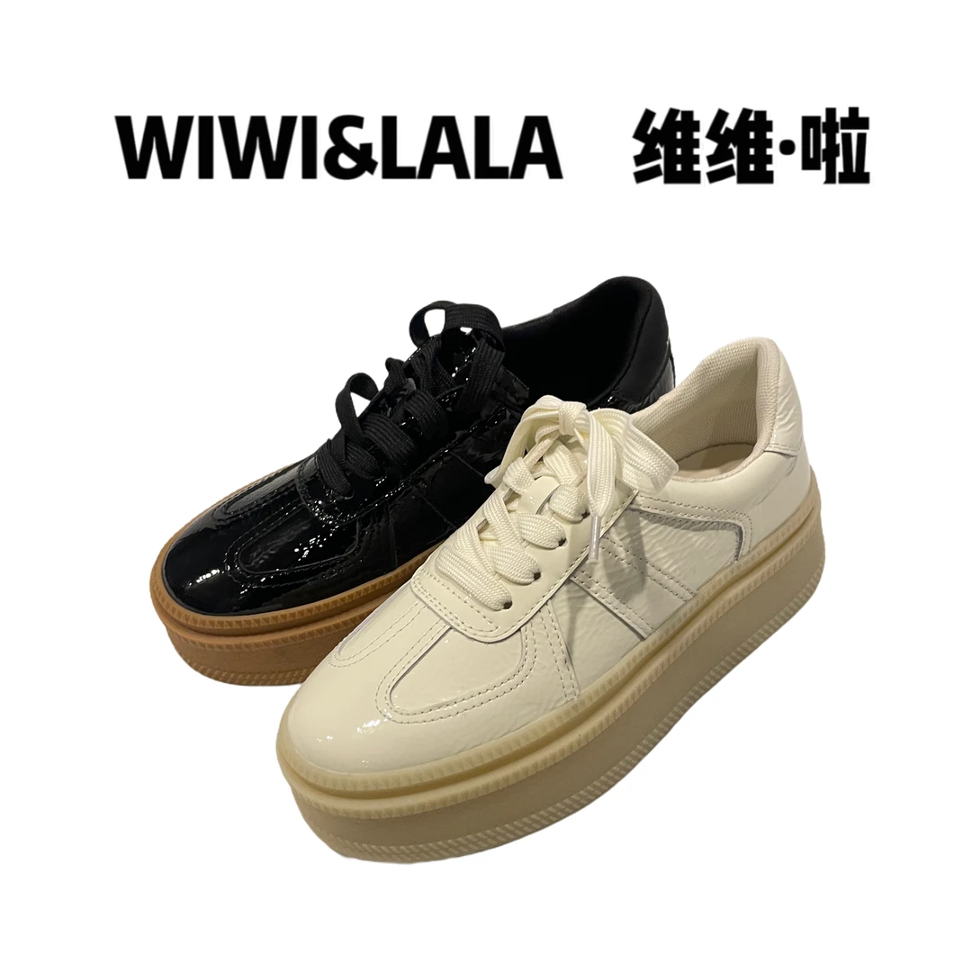 【维维啦】25春款牛漆皮德训鞋乐福鞋运动鞋休闲鞋5808-61