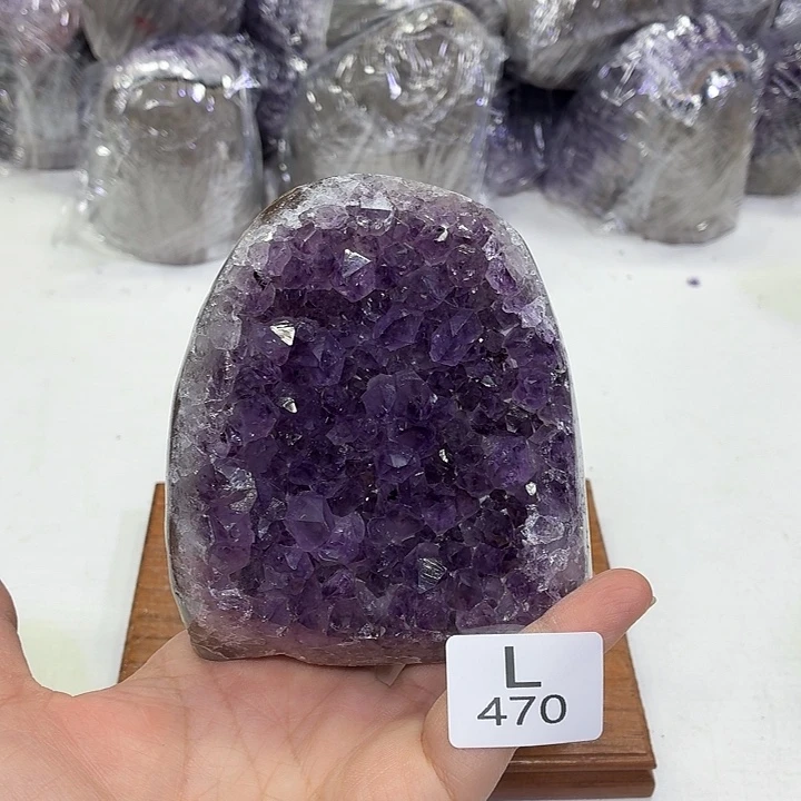 未镶嵌水晶摆件天然紫水晶