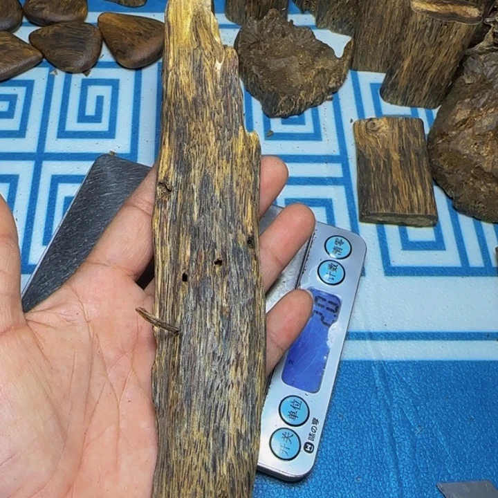 木手工艺雕塑根雕木方板材46.9克