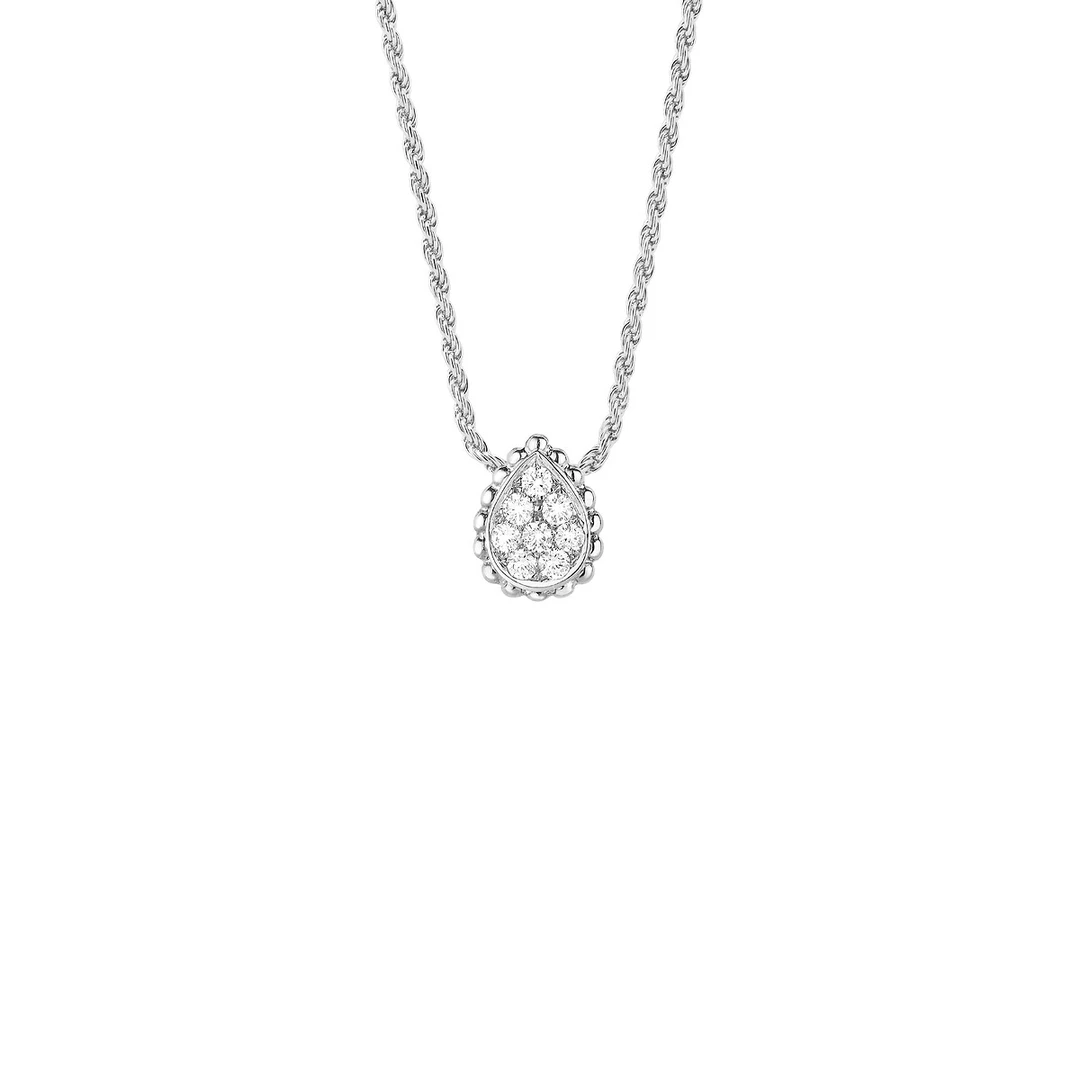 18K金钻石水滴项链（多样性发其一）CZ