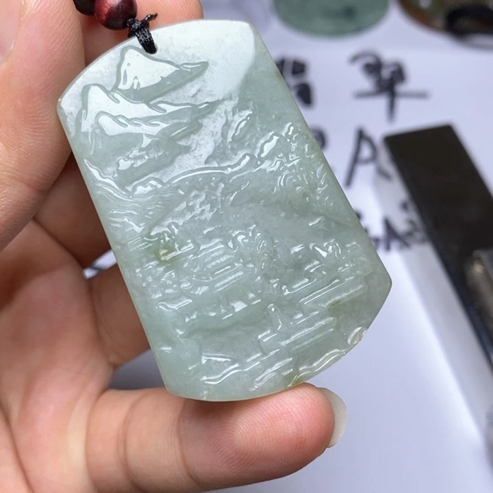 颈饰未镶嵌翡翠翡翠