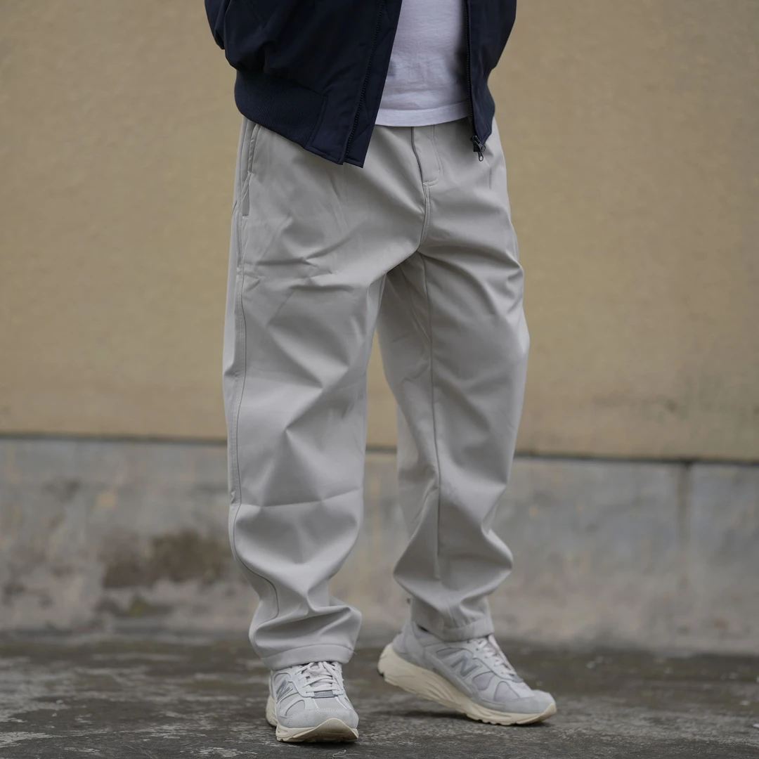 2025AW定番秋冬软壳冲锋裤加绒户外特氟龙三防休闲裤