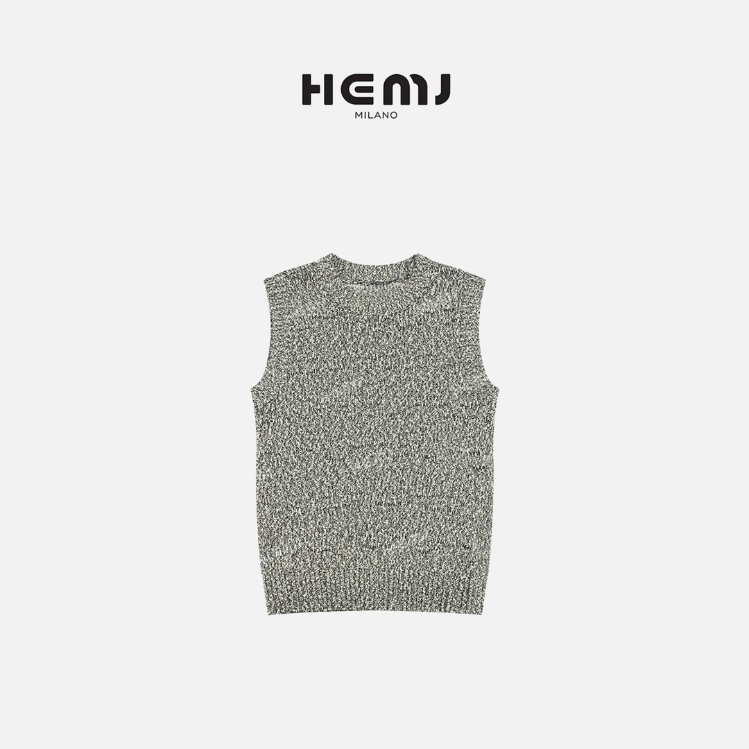 HEMJ 和梦洁"明月里"透气纹理百搭时尚优雅背心 MD1A0292