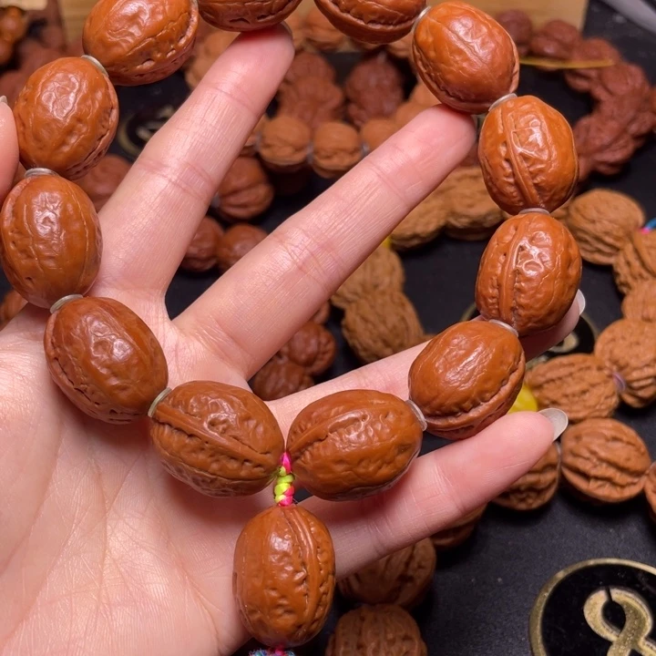 把件文玩核桃大枣手串
