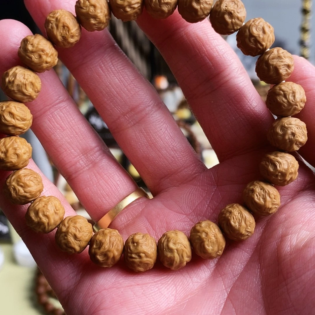 猴头核桃手串游龙珠 一级全品无暇